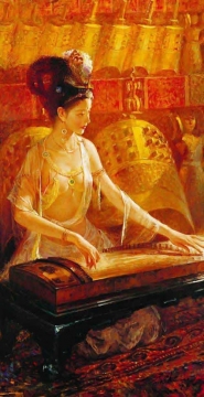 《霓裳羽衣》手绘素材图片