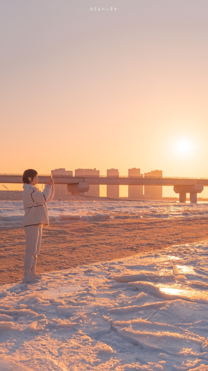 唯美夕阳大海风景图片