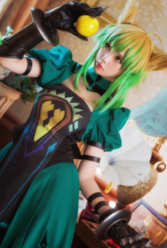 美女摄影_双马尾兽耳萝莉高清美图特写