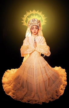 万圣节装扮写真图片