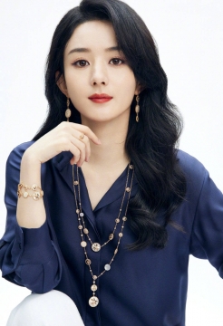 性感美女明星赵丽颖妩媚撩人写真