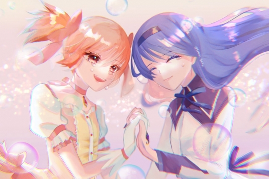 魔法少女小圆晓美焰鹿目圆图片