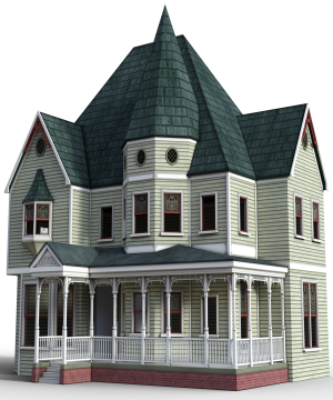 3D欧式风格别墅设计