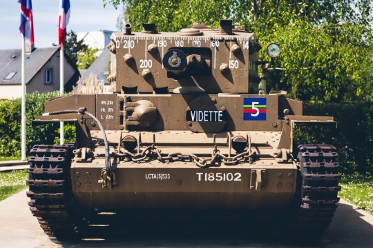 博物馆展出霸气坦克车高清外观