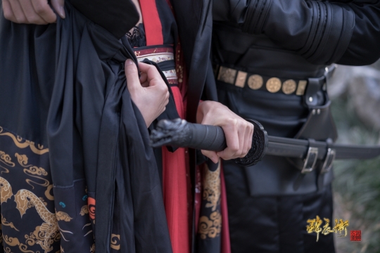 同人cos锦衣卫汉服细节展示