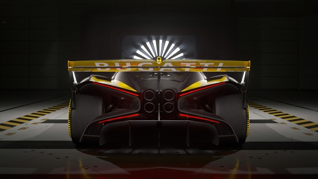 Bugatti Bolide布加迪波利德 黄色跑车壁纸