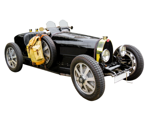 造型奇特黑色跑车外观展示