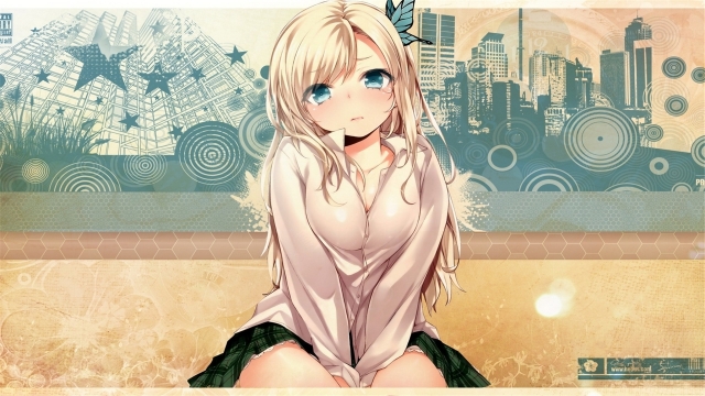 性感美女唯美二次元动漫高清桌面壁纸