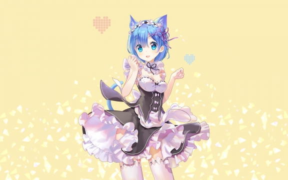 可爱萌系动漫美女高清桌面壁纸