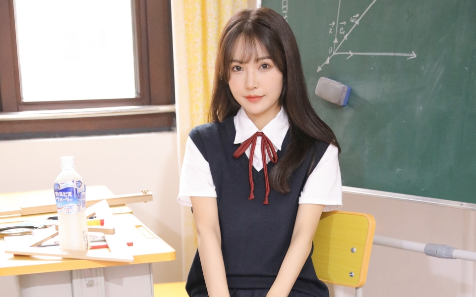 清纯甜美学生时代养眼甜心美女高清桌面壁纸