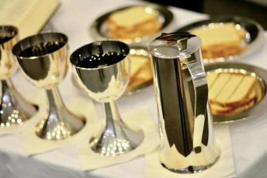 餐厅精致酒杯餐具外观特写