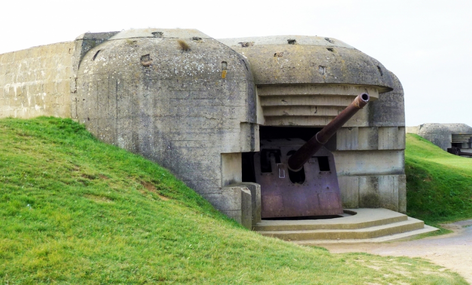 法国诺曼底古老武器石质建筑