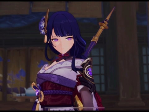 雷电将军性感妩媚写真