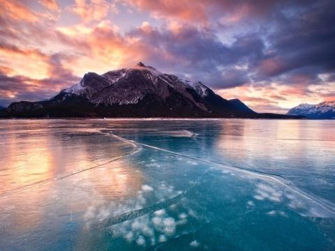 唯美雪景高清桌面壁纸