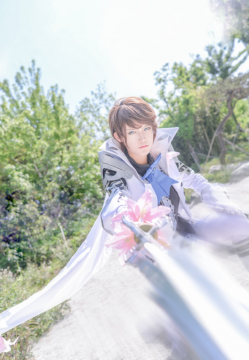 人物摄影_赵云白执事COS户外高清写真