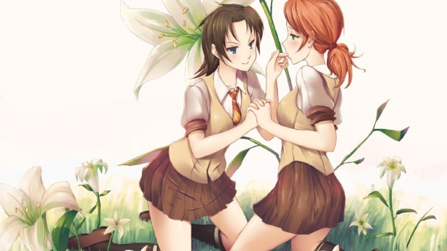 唯美二次元动漫美女高清桌面壁纸