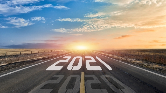 2021创意设计新年背景壁纸