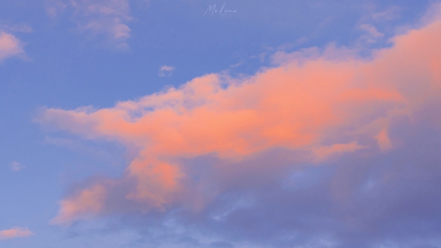 唯美风景夏季晚霞高清桌面壁纸