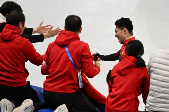 任子威，短道速滑男子1000米，冬奥会