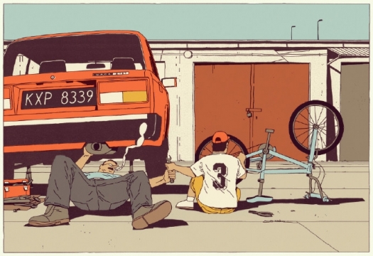 唯美插画写真图片