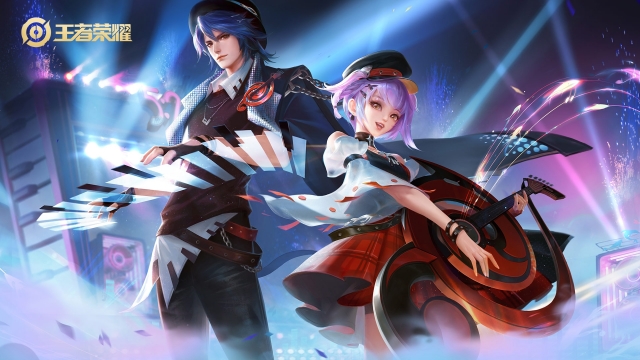 王者荣耀小乔周瑜高清桌面壁纸