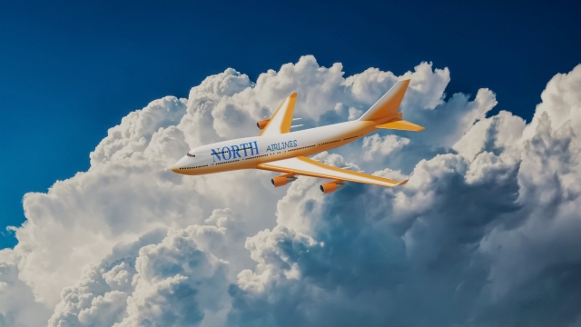 飞行云端高空航拍客机外景