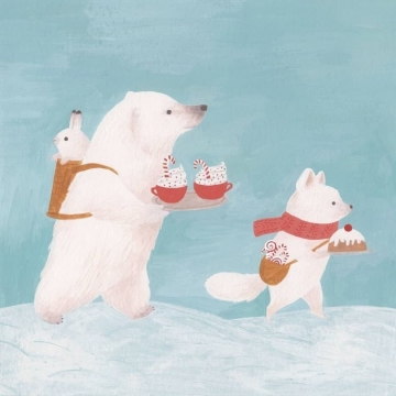 可爱动物儿童插画写真图片