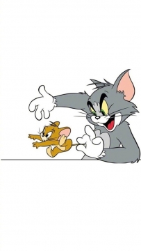 老鼠和猫手机壁纸
