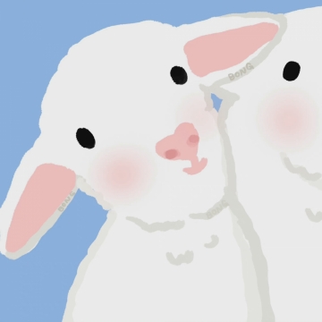 治愈系羊咩咩头像写真