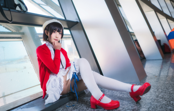 美女摄影_短发少女白丝美腿高清特写