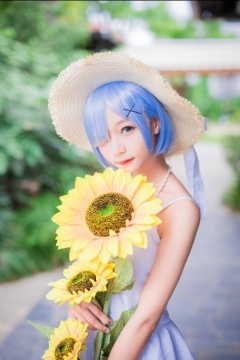 美女摄影_蕾姆cosplay甜美可爱高清写真