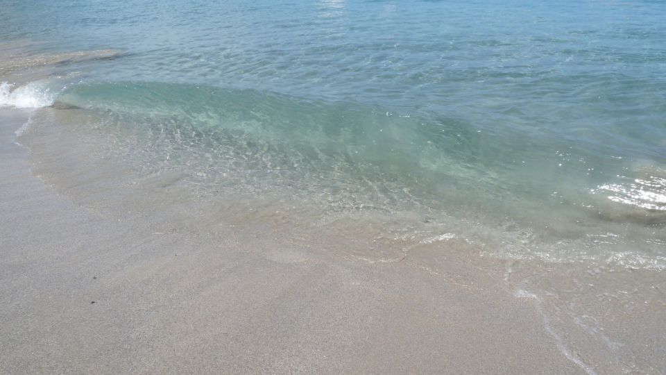 海浪浪花自然风光优美风景秀丽高清桌面壁纸