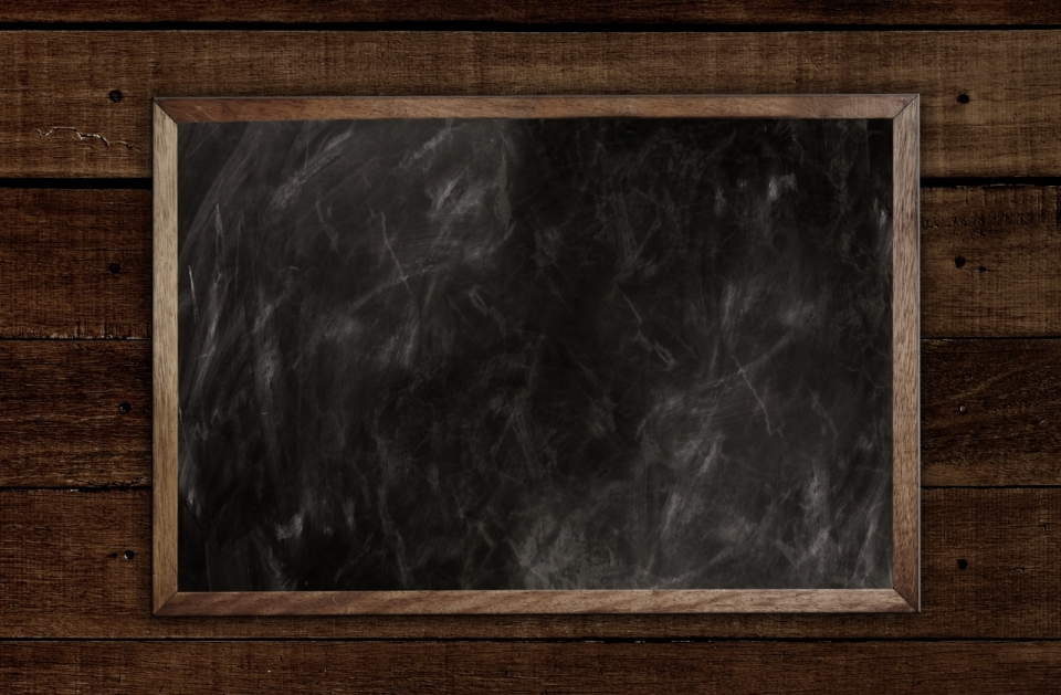 室内木制桌面文艺复古空白黑板