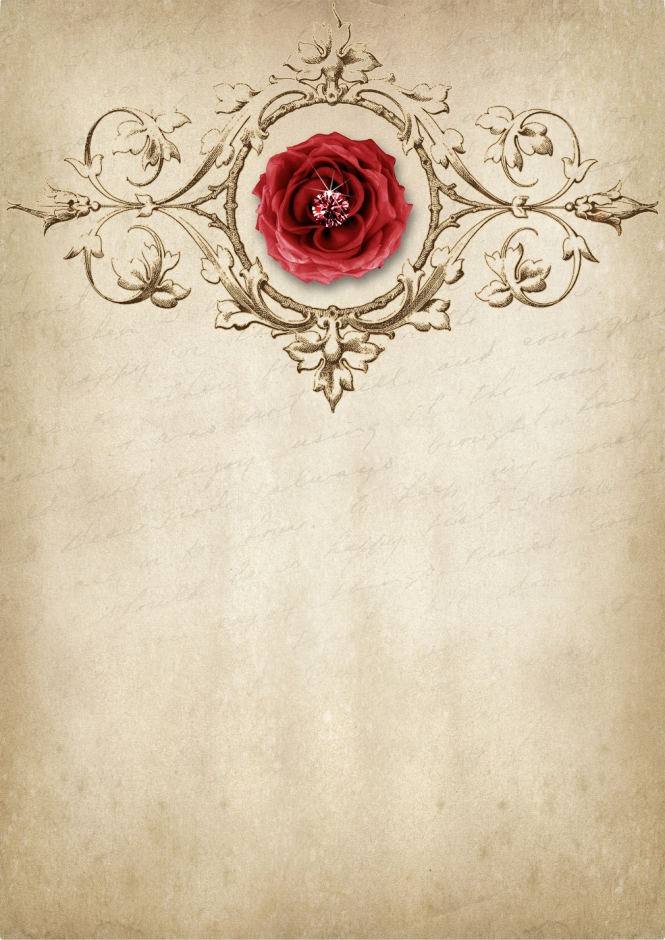 复古优雅低调红玫瑰怀旧手机壁纸简单干净