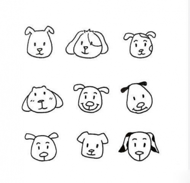 唯美简笔画图片