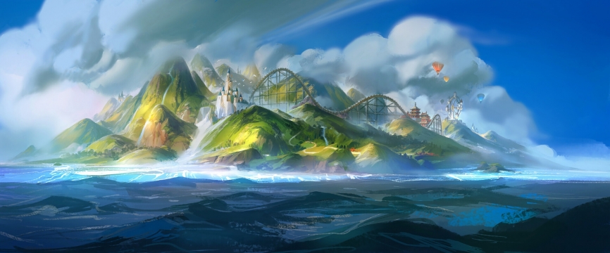 唯美插画写真图片