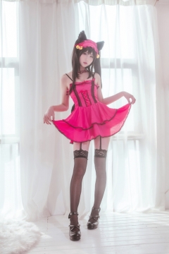 性感超短裙黑丝美腿少女私房