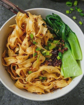 唯美美食拌面图片