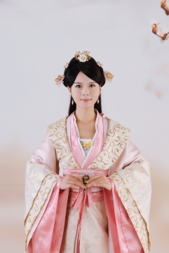 古装汉服美女淡雅创意美拍