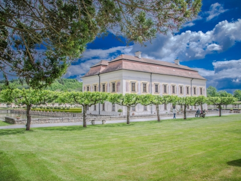 环境优美婚礼教堂外墙风光