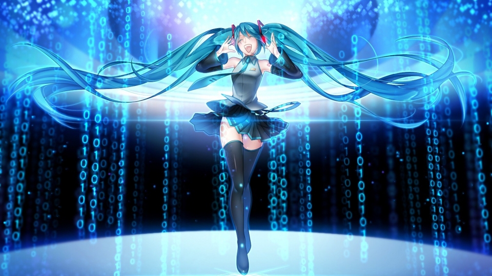 初音未来美女高清桌面壁纸