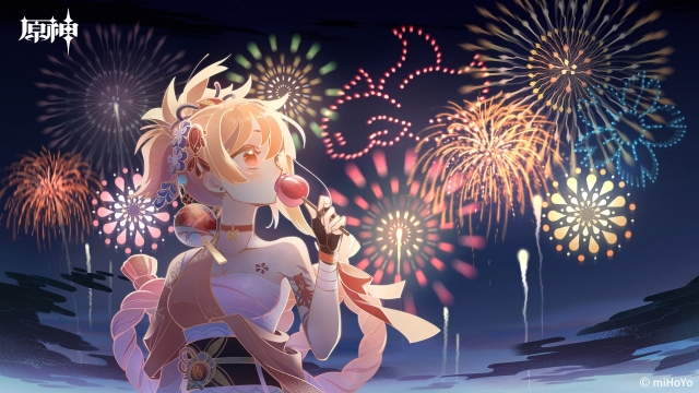 夏祭留影《原神》宵宫壁纸