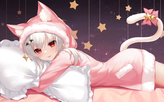 唯美二次元动漫性感美女高清桌面壁纸