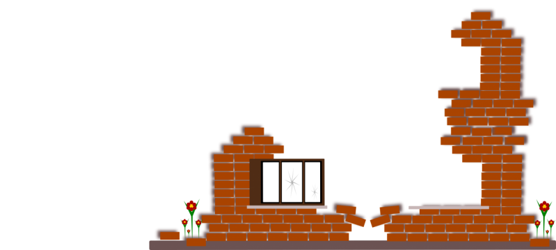 砖墙白底窗户建模游戏