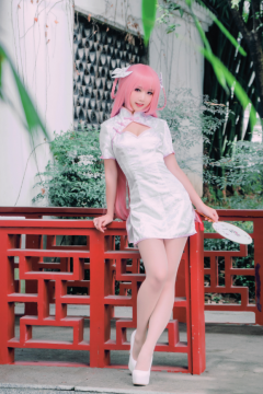 美女摄影_魔法少女小圆旗袍装同人COS美图