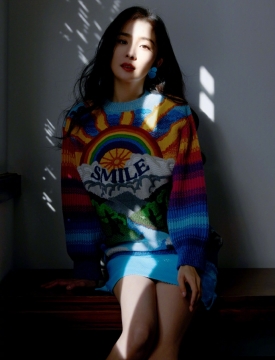 美女明星杨幂户外优雅个性写真