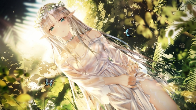 性感美女二次元动漫高清桌面壁纸