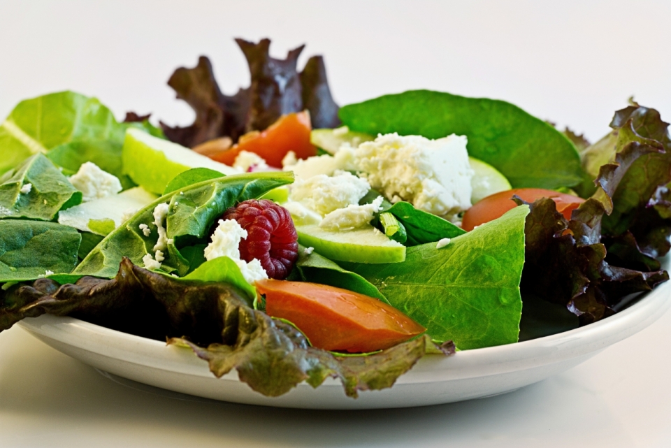 蔬菜沙拉绿色食物减肥餐经典美食