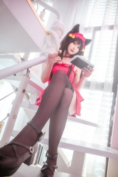 黑丝美腿宅男福利性感猫女郎私房人像