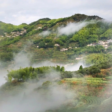 唯美城市浙江丽水松阳自然风光写真